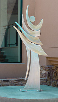 Stainless steel sculpture