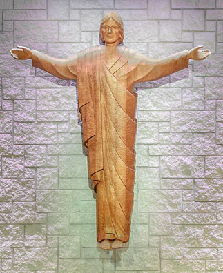 Risen Savior carving
