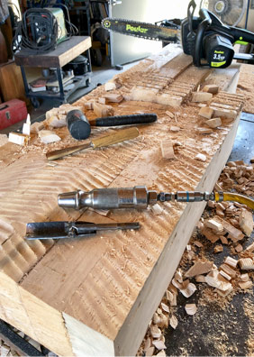 Basswood and tools