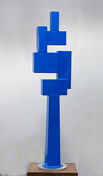 Aluminum powder coated sculpture