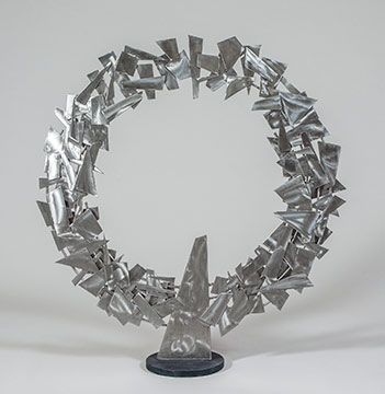 Nimbus, stainless steel sculpture