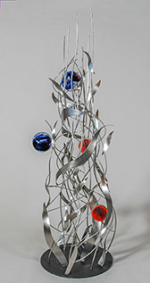 Aspire, stainless steel sculpture