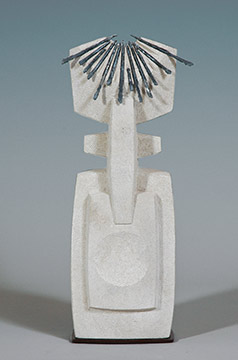 Musician No. 2, limestone sculpture