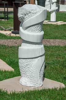 Wrap No. 4, marble sculpture