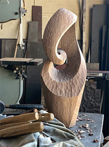Wood carving