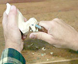 Carving with gouge